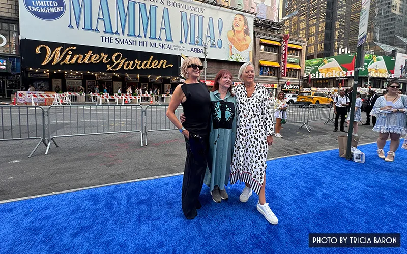 Judy Craymer and others at the Broadway opening 2025