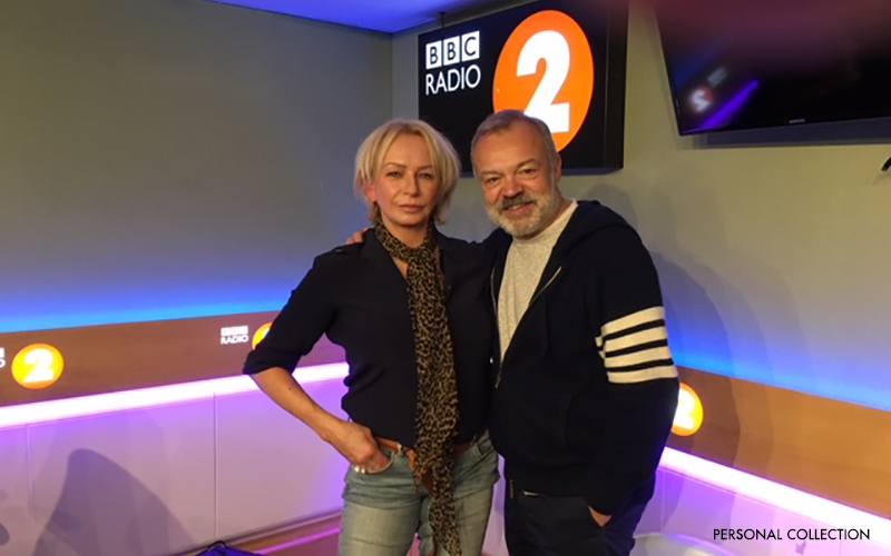 Judy Craymer with Graham Norton – Personal collection