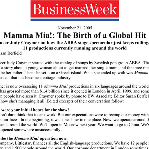 Business Week Magazine
